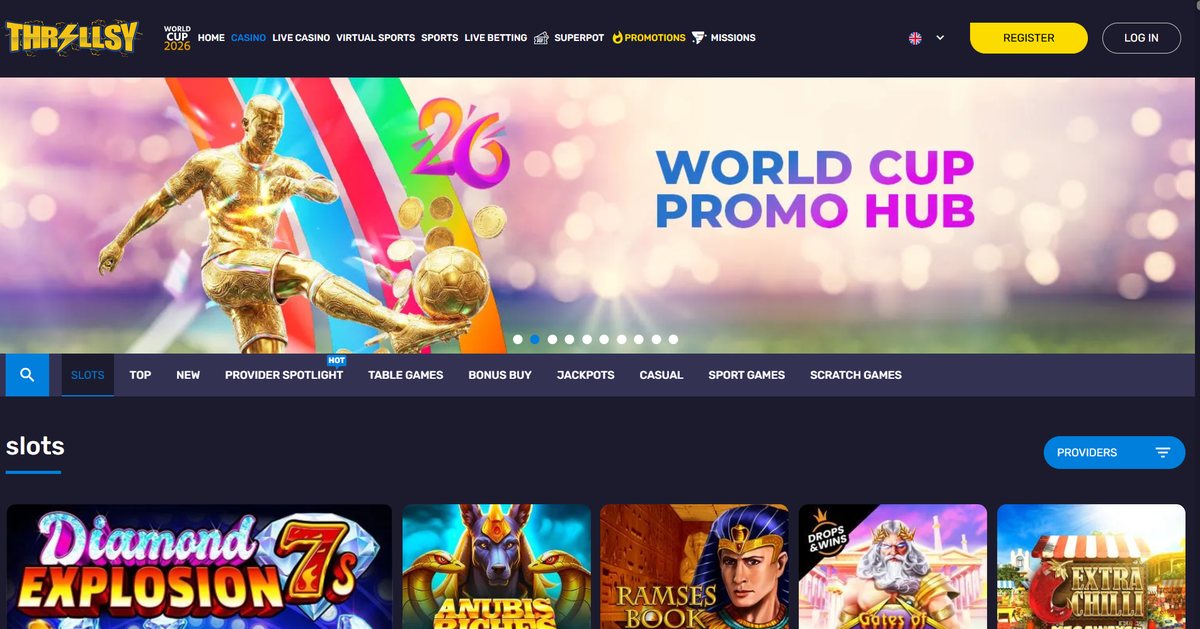 Imagem do site Thrillsy